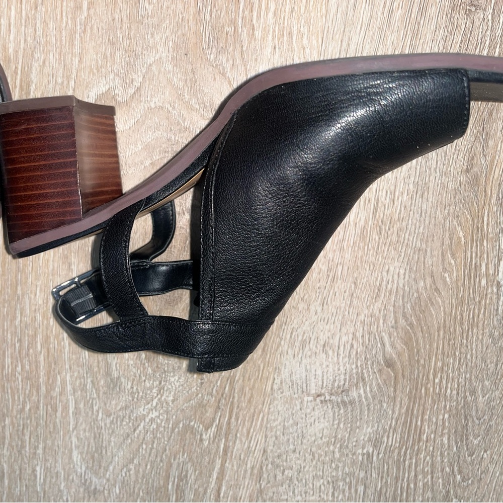 Source Unknown Black Leather Heels - image 4